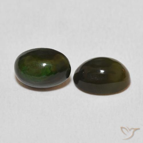1.07 ctw Multicolor Opal Stones, Natural Opal in Oval Cabochon Shape for Sale
