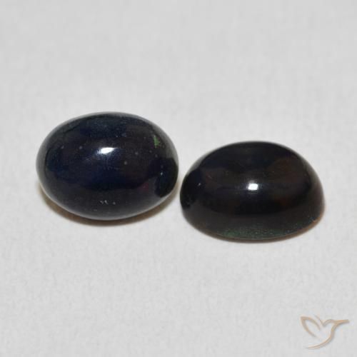1.65 ctw Multicolor Opal Stones, Natural Opal in Oval Cabochon Shape for Sale