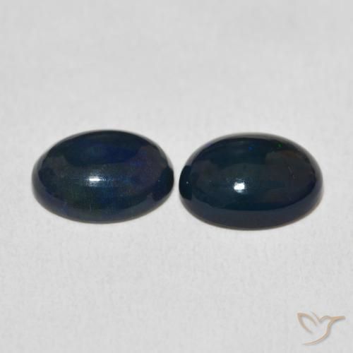 Opal Gemstones in 9 x 7 mm (calibrated) Size for Sale, Opal Stones in Multicolor Color