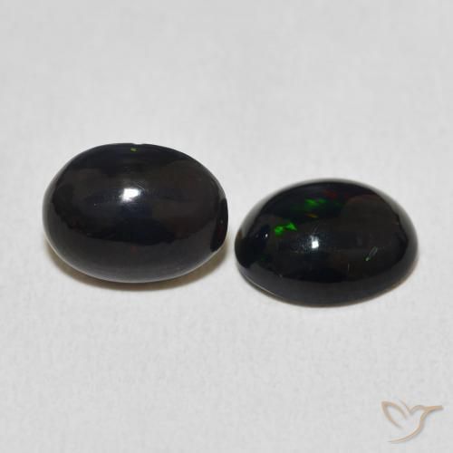 2.04 ctw Multicolor Opal Stones, Natural Opal in Oval Cabochon Shape for Sale