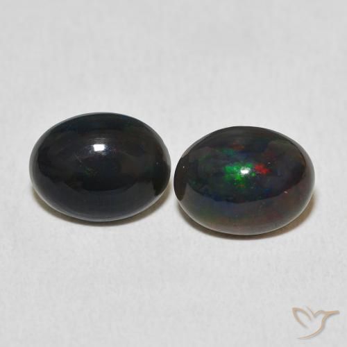 2.01ctw Natural Multicolor Opal, Oval, Opaque