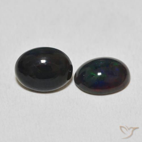 2.01 ctw Multicolor Opal Stones, Natural Opal in Oval Cabochon Shape for Sale