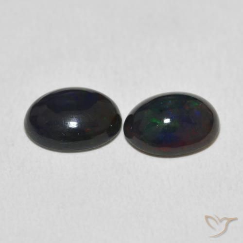 Opal Gemstones in 9 x 7 mm (calibrated) Size for Sale, Opal Stones in Multicolor Color