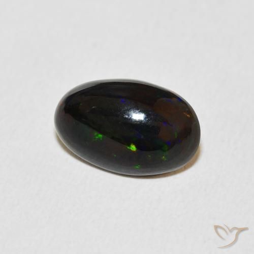 2.16 ct Multicolor Opal Stone, Natural Opal in Oval Cabochon Shape for Sale
