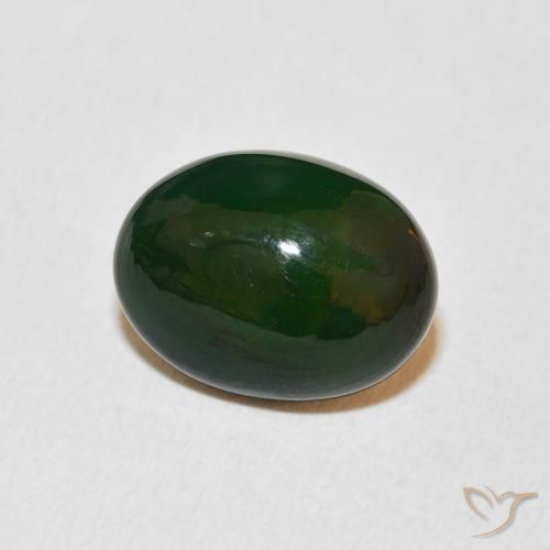 2.85 ct Multicolor Opal Stone, Natural Opal in Oval Cabochon Shape for Sale