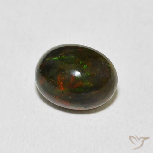 1.89 ct Multicolor Opal Stone, Natural Opal in Oval Cabochon Shape for Sale