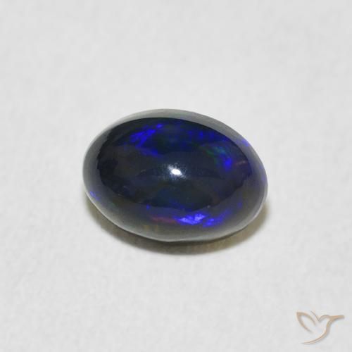 0.61 ct Multicolor Opal Stone, Natural Opal in Oval Cabochon Shape for Sale