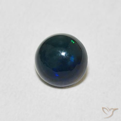 0.40 ct Multicolor Opal Stone, Natural Opal in Round Cabochon Shape for Sale