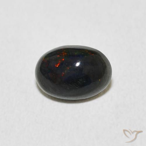 0.52ct Natural Multicolor Opal, Oval, Opaque