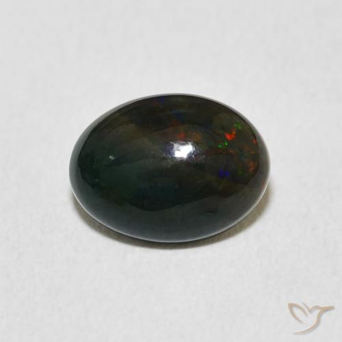 1.56ct Natural Multicolor Opal, Oval, Opaque