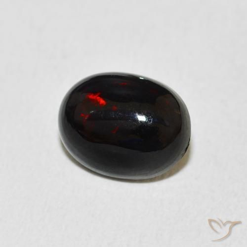 1.65 ct Multicolor Opal Stone, Natural Opal in Oval Cabochon Shape for Sale