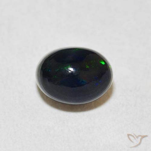 1.11ct Natural Multicolor Opal, Oval, Opaque, Photo A