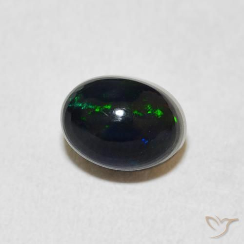 1.11 ct Multicolor Opal Stone, Natural Opal in Oval Cabochon Shape for Sale