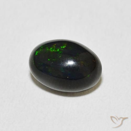 1.56 ct Multicolor Opal Stone, Natural Opal in Oval Cabochon Shape for Sale