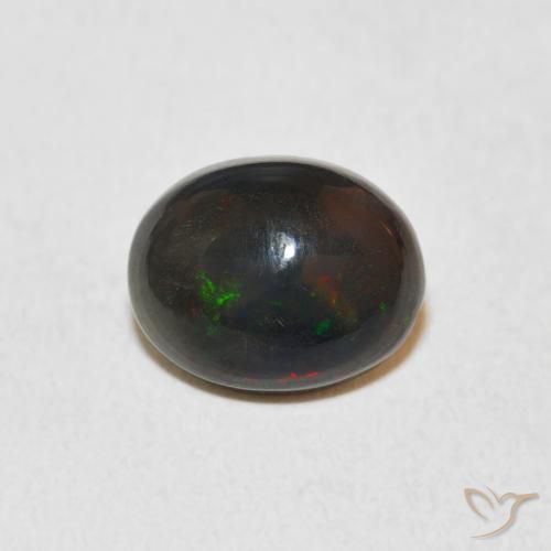 1.59 ct Multicolor Opal Gemstone, Opal Gem in Oval Cabochon Shape for Sale.