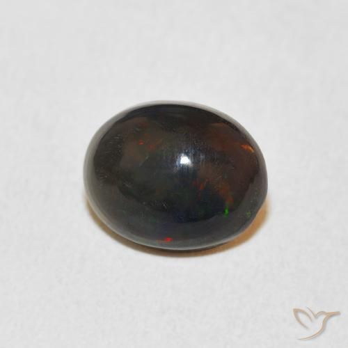1.59 ct Multicolor Opal Stone, Natural Opal in Oval Cabochon Shape for Sale