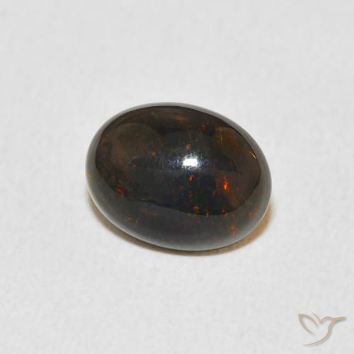 1.14 ct Multicolor Opal Stone, Natural Opal in Oval Cabochon Shape for Sale