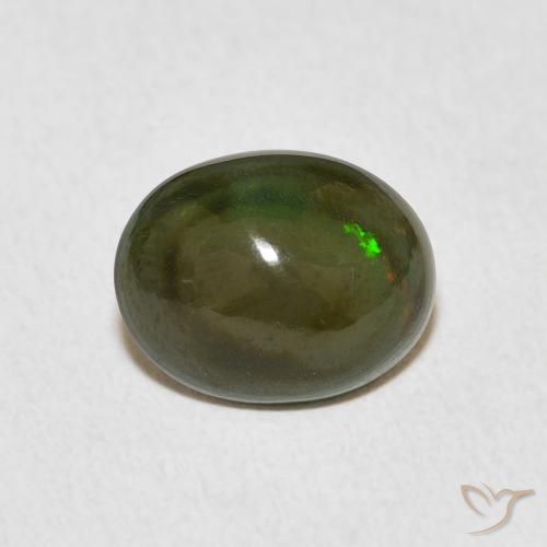 1.54ct Natural Multicolor Opal, Oval, Opaque