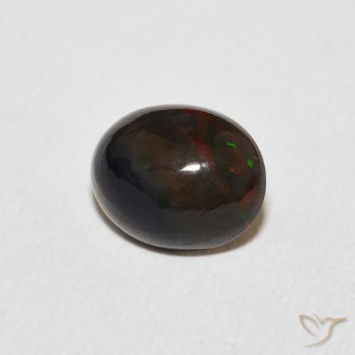 1.29 ct Multicolor Opal Stone, Natural Opal in Oval Cabochon Shape for Sale