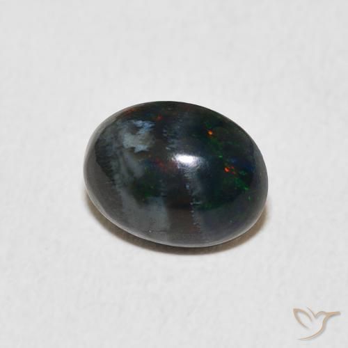 1.16 ct Multicolor Opal Stone, Natural Opal in Oval Cabochon Shape for Sale
