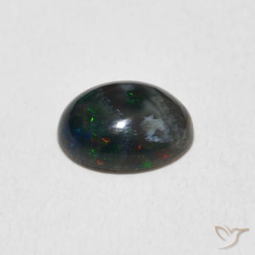 Opal Gemstone in 9 x 7 mm (calibrated) Size for Sale, Opal Stone in Multicolor Color