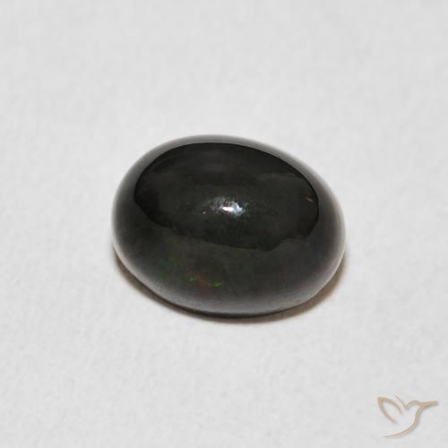 1.83 ct Multicolor Opal Stone, Natural Opal in Oval Cabochon Shape for Sale