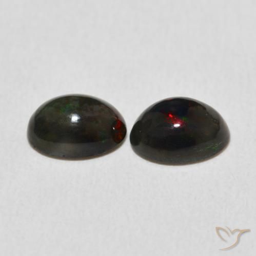Opal Gemstones in 7 x 5 mm (calibrated) Size for Sale, Opal Stones in Multicolor Color