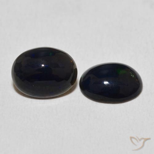 1.75 ctw Multicolor Opal Stones, Natural Opal in Oval Cabochon Shape for Sale