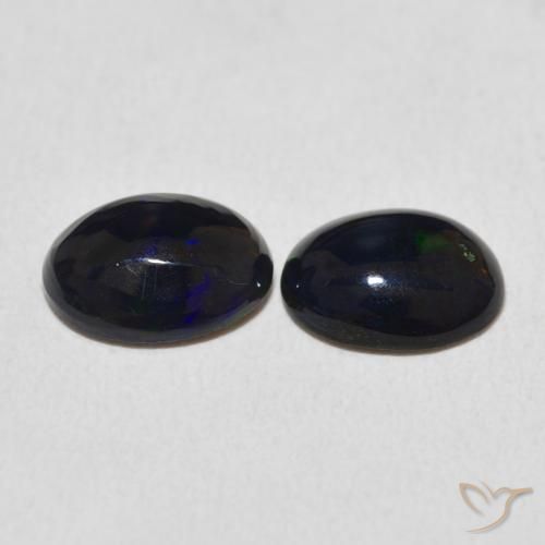 Opal Gemstones in 9 x 7 mm (calibrated) Size for Sale, Opal Stones in Multicolor Color