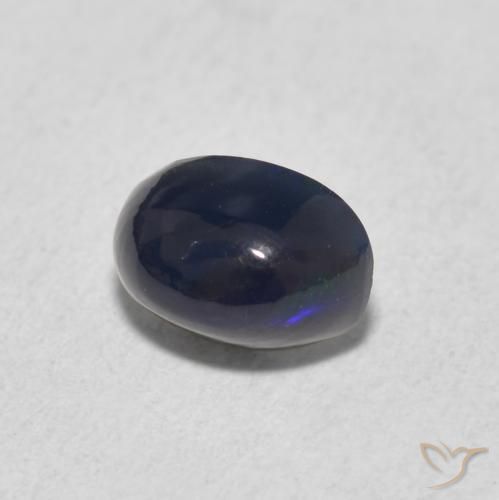 0.57 ct Multicolor Opal Stone, Natural Opal in Oval Cabochon Shape for Sale