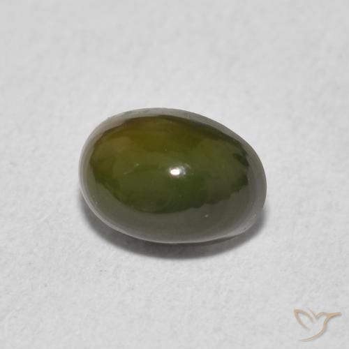 0.59 ct Multicolor Opal Stone, Natural Opal in Oval Cabochon Shape for Sale
