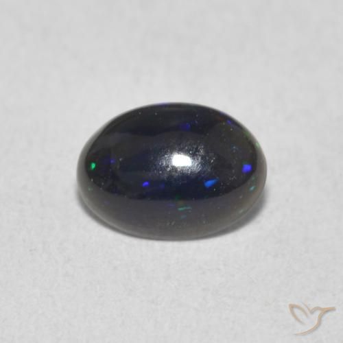 0.48 ct Multicolor Opal Stone, Natural Opal in Oval Cabochon Shape for Sale