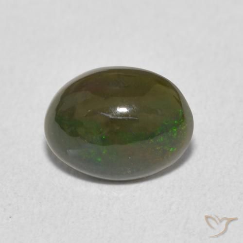 0.75ct Natural Multicolor Opal, Oval, Opaque