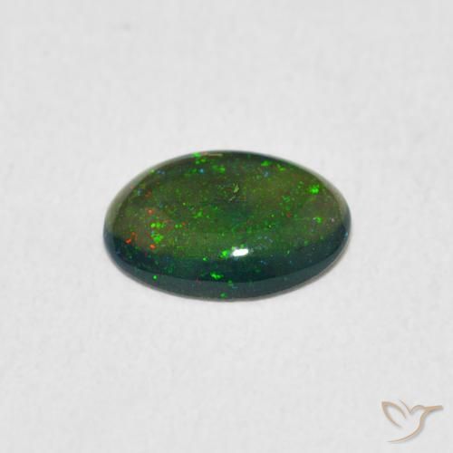 Opal Gemstone in 8 x 6 mm (calibrated) Size for Sale, Opal Stone in Multicolor Color