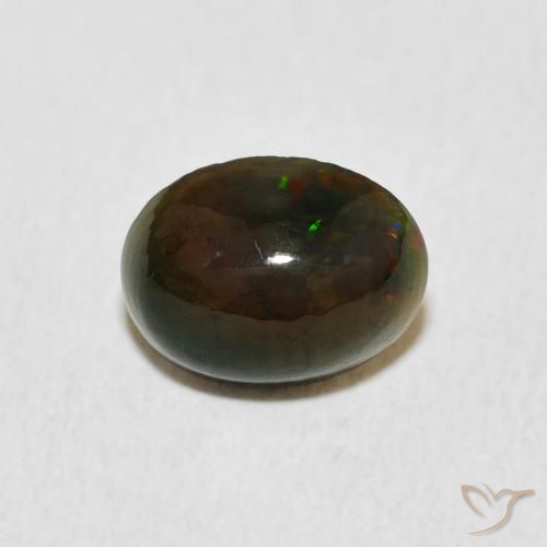 1.04ct Natural Multicolor Opal, Oval, Opaque