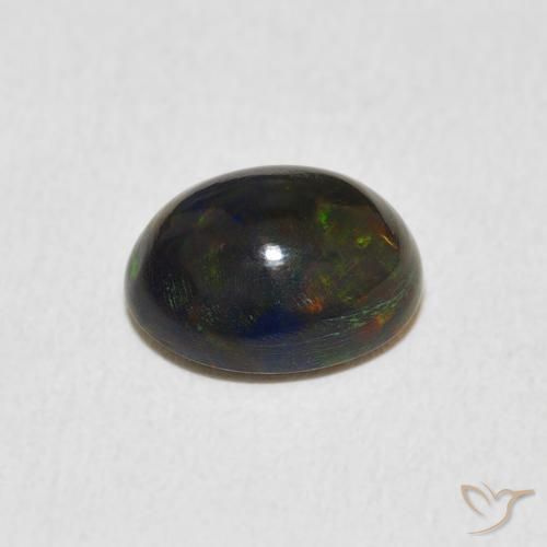 Opal Gemstone in 9 x 7 mm (calibrated) Size for Sale, Opal Stone in Multicolor Color