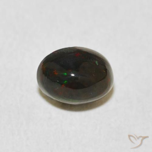 0.62ct Natural Multicolor Opal, Oval, Opaque