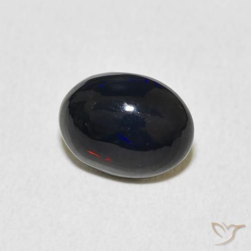 1.15 ct Multicolor Opal Stone, Natural Opal in Oval Cabochon Shape for Sale