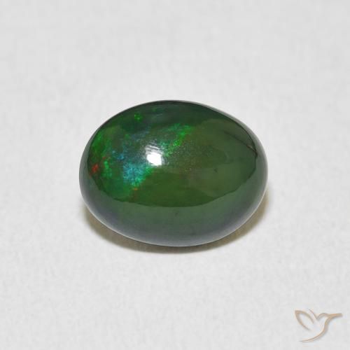 1.08ct Natural Multicolor Opal, Oval, Opaque