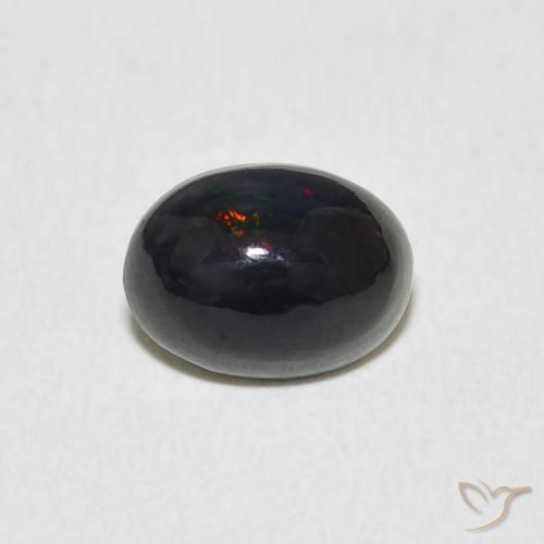 0.70 ct Multicolor Opal Gemstone, Opal Gem in Oval Cabochon Shape for Sale.