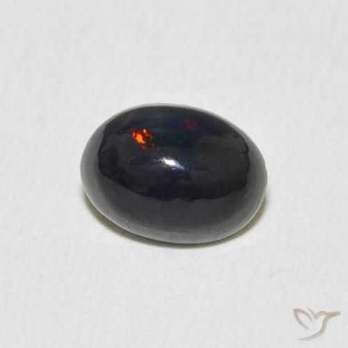 0.70 ct Multicolor Opal Stone, Natural Opal in Oval Cabochon Shape for Sale