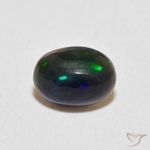 0.54ct Natural Multicolor Opal, Oval, Opaque