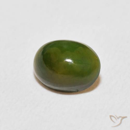 0.49 ct Multicolor Opal Stone, Natural Opal in Oval Cabochon Shape for Sale