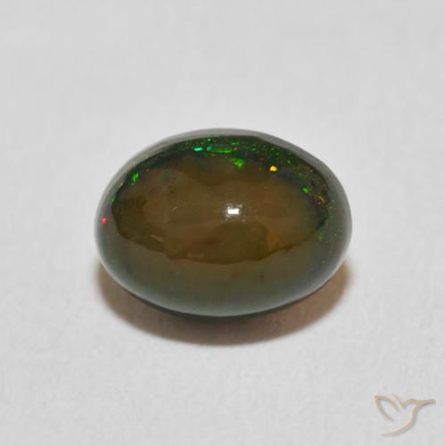 1.19ct Natural Multicolor Opal, Oval, Opaque