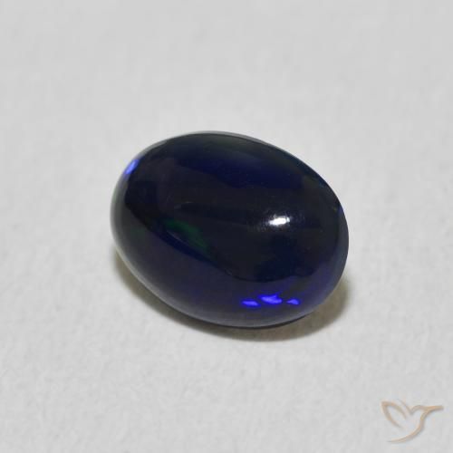 0.35 ct Multicolor Opal Stone, Natural Opal in Oval Cabochon Shape for Sale
