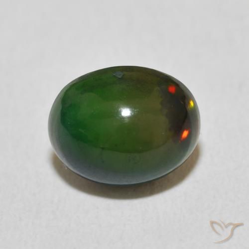 1.37ct Natural Multicolor Opal, Oval, Opaque