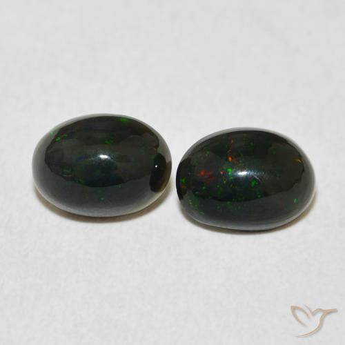 1.54ctw Natural Multicolor Opal, Oval, Opaque