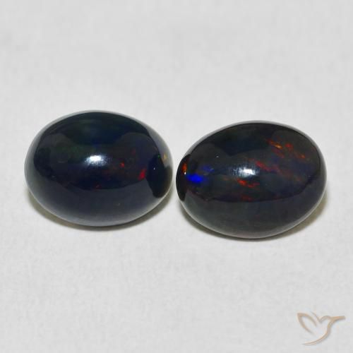 2.37ctw Natural Multicolor Opal, Oval, Opaque