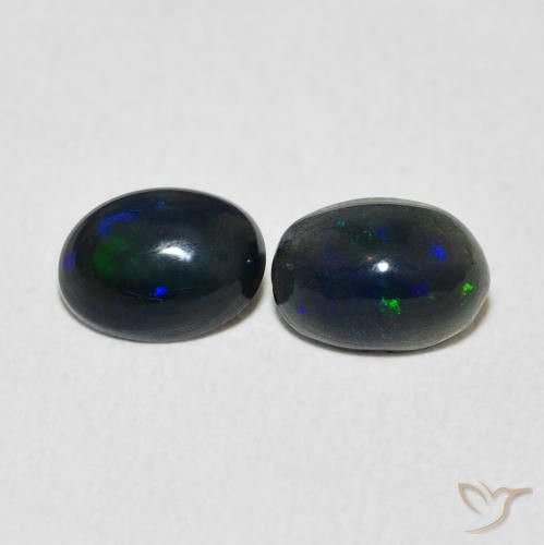 0.87ctw Natural Multicolor Opal, Oval, Opaque