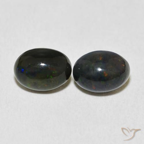 1.64ctw Natural Multicolor Opal, Oval, Opaque